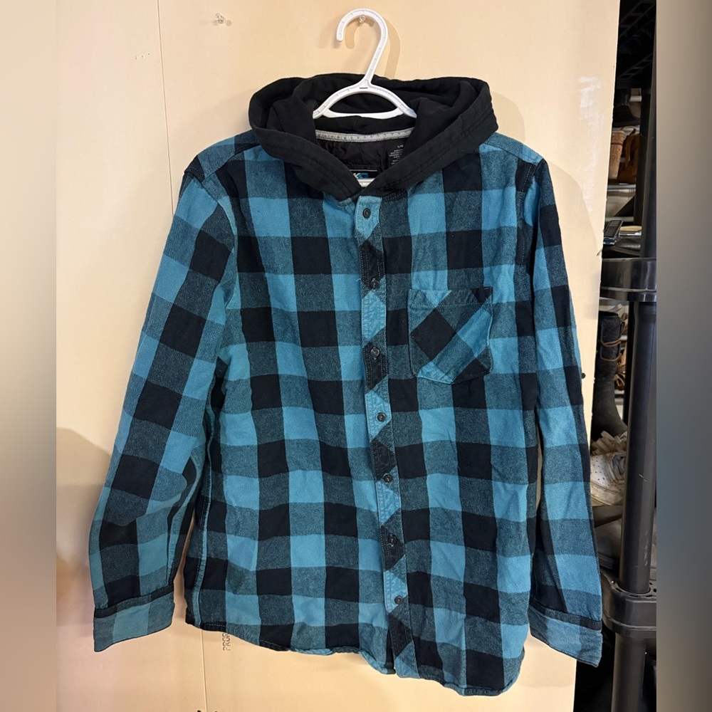 Tony Hawk Black and Blue Plaid Jacket/Shacket